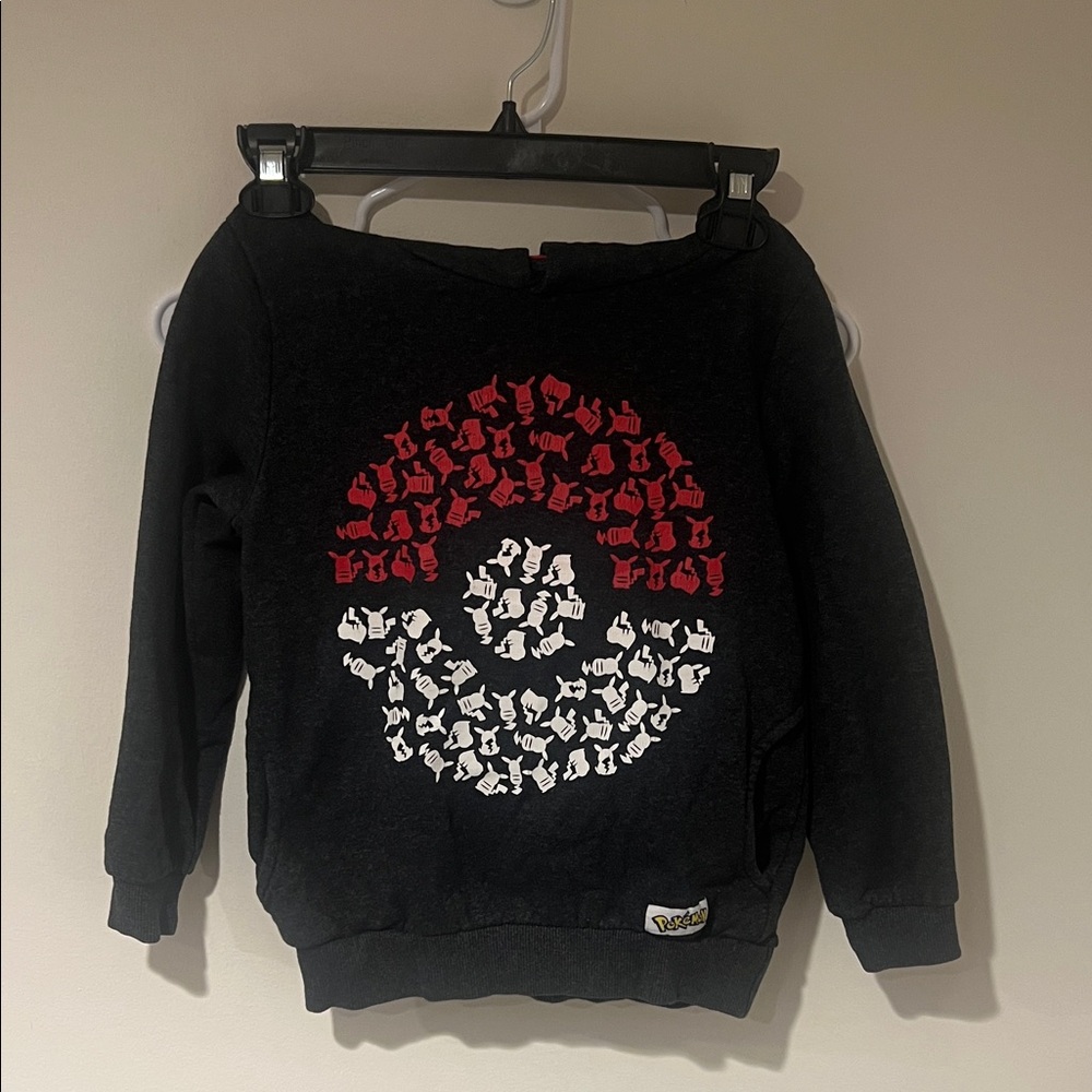 Pokemon Black and Red Kids Hoodie